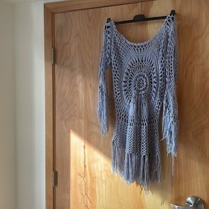 Swim cover up baby blue